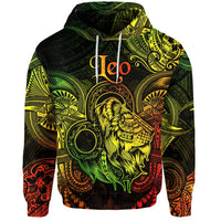 Custom Leo Zodiac Polynesian Hoodie Unique Style Reggae LT8 - Wonder Print Shop