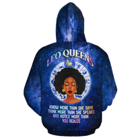 African Hoodie Leo Queen Hoodie - Wonder Print Shop