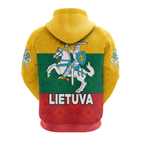 Lithuania 104th Independence Anniversary Zip Hoodie LT4 - Wonder Print Shop