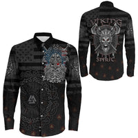 Viking Clothing American Viking The Viking Spirit Long Sleeve Button Shirt RLT12 - Wonder Print Shop