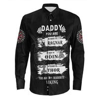 Viking Clothing Viking Daddy Long Sleeve Button Shirt RLT12 - Wonder Print Shop