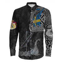 Viking Clothing Viking Sweden Drakkar Long Sleeve Button Shirt RLT12 - Wonder Print Shop