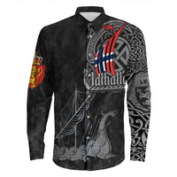 Viking Clothing Viking Norway Drakkar Long Sleeve Button Shirt RLT12 - Wonder Print Shop