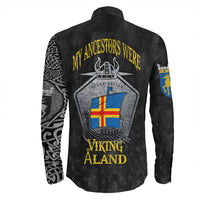 Viking Clothing Viking land Drakkar Long Sleeve Button Shirt RLT12 - Wonder Print Shop