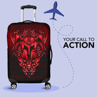 Viking Luggage Covers - The Armor Of Viking - Red Version Luggage Covers RLT12 - Wonder Print Shop