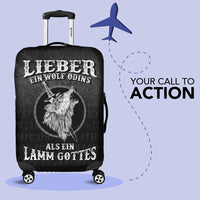 Viking Luggage Covers - Lieber Ein Wolf Odins Als Ein Lamm Gottes Luggage Covers RLT12 - Wonder Print Shop