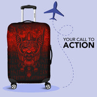 Viking Luggage Covers - Viking Odin Allfather In Asgard - Red Version Luggage Covers RLT12 - Wonder Print Shop