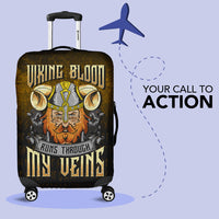 Viking Luggage Covers - Viking Blood Runs Through My Veins Luggage Covers RLT12 - Wonder Print Shop