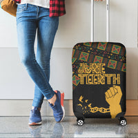 Juneteenth Tribal Pattern Luggage Cover Freedom Day - Wonder Print Shop