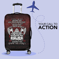 Wonder Print Shop Luggage Covers - Against You Show No Mercy Luggage Covers RLT12 - Wonder Print Shop
