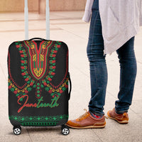 Juneteenth Dashiki Luggage Cover Freedom United - Pan - African Flag - Wonder Print Shop