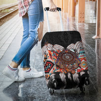 Native American Luggage Cover Native Patterns Dreamcatcher LT6 - Wonder Print Shop