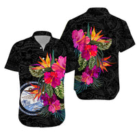 Marshall Islands Hibiscus Polynesian Tribal Matching Hawaiian Shirt And Dress - LT12 - Wonder Print Shop