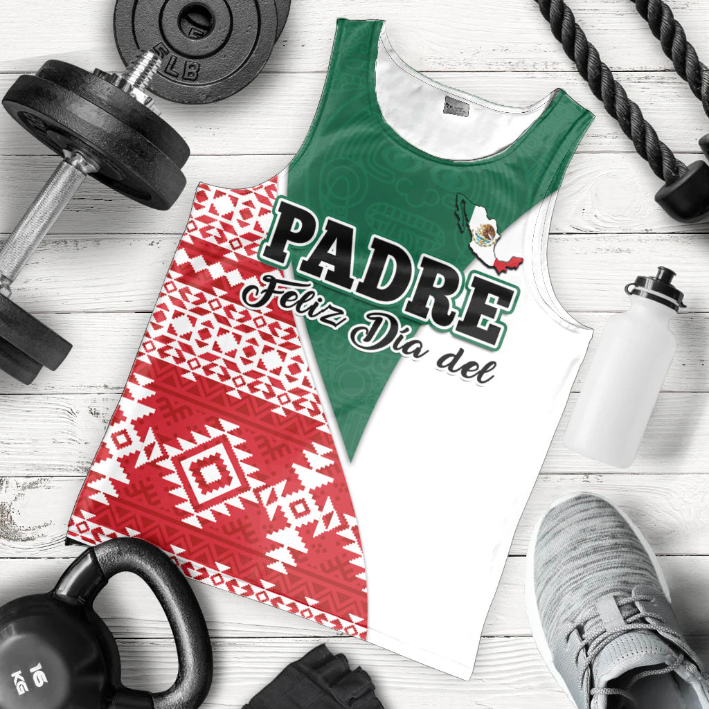 custom-personalised-happy-mexico-fathers-day-men-tank-top-mexican-aztec-pattern