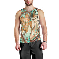 hawaii-men-tank-top-polynesian-shark-and-sea-turtle-dreamy-turquoise-artsy