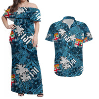 Fiji Hibiscus Matching Hawaiian Shirt And Dress Hawaii Style No.1 LT6 - Wonder Print Shop