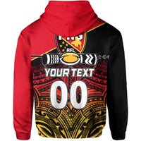 Custom Personalised And Number PNG Rugby The Kumuls Hoodie LT6 - Wonder Print Shop