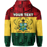 Custom Ghana Flag Mix Patterns Hoodie LT6 - Wonder Print Shop