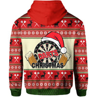 Darts And Beer For Christmas Hoodie No.1 LT6 - Wonder Print Shop