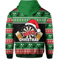 Darts And Beer For Christmas Hoodie No.3 LT6 - Wonder Print Shop
