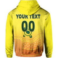 Custom Australia Cricket Jersey 2022 Hoodie LT6 - Wonder Print Shop