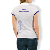 Custom MVIL Team White Women Polo Shirt Version 1 LT12 - Wonder Print Shop