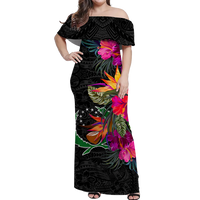 Pohnpei Hibiscus Polynesian Tribal Matching Hawaiian Shirt And Dress - LT12 - Wonder Print Shop