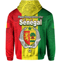 Senegal Independence Day Hoodie African Pattens LT6 - Wonder Print Shop