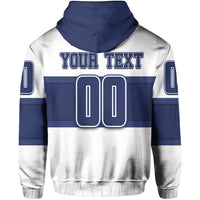 Custom Finland Hockey Suomi Hoodie White LT6 - Wonder Print Shop
