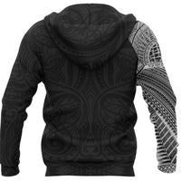 Samoa Tribal Hoodie Maori Tattoo Roman Reigns Pullover Hoodie - Wonder Print Shop