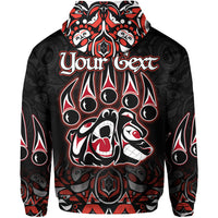Custom Canada Hoodie Haida Bear LT6 - Wonder Print Shop