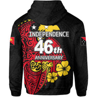 Papua New Guinea Zip Hoodie Independence Day LT6 - Wonder Print Shop