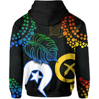 South Sea Islanders Zip Hoodie Torres Strait Islander LT6 - Wonder Print Shop