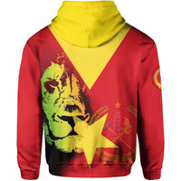African Tigray Zip Hoodie Tigray Flag and Lion LT6 - Wonder Print Shop