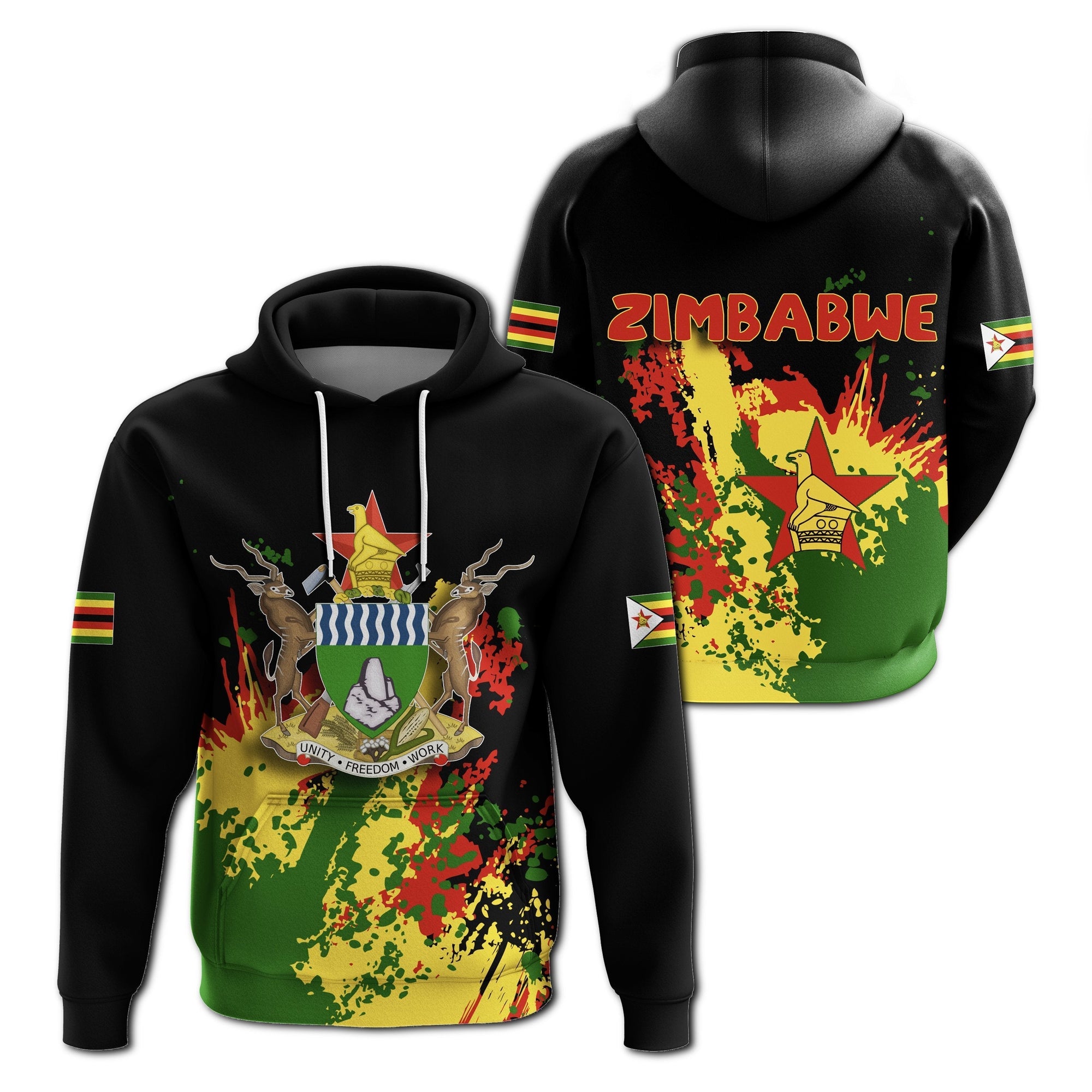 african-hoodie-zimbabwe-coat-of-arms-hoodie-spaint-style