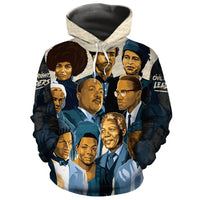African Hoodie Civil Rights Leaders 4 Hoodie - Wonder Print Shop