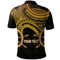 Custom Hawaii Polo Shirt Waipahu High School Marauders Pirates Polynesian Tribal Pattern LT10 - Wonder Print Shop