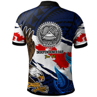 American Samoa Polo Shirt Custom Happy Independence Day Samoa with Polynesian Culture LT10 - Wonder Print Shop