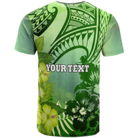 Hawaii Custom Polynesian T Shirt Kapaa High School Hawaiian Warrior Polynesian Culture Hibicus LT10 - Wonder Print Shop