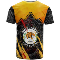 Hawaii Polynesian T Shirt James Campbell High School Polynesian Pattern LT10 - Wonder Print Shop