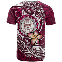 Custom Hawaii T Shirt Farrington High School Maroon Polynesian Patterns LT10 - Wonder Print Shop