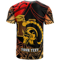 Hawaii Custom Polynesian T Shirt Mililani High School The Trojans Pride Tribal Pattern LT10 - Wonder Print Shop