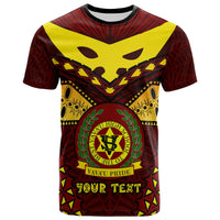 Tonga Custom T Shirt Vava'u High Shool Tonga with Polynesian Patterns LT10 - Wonder Print Shop