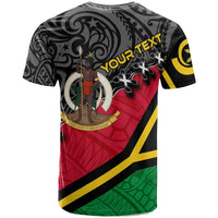 Vanuatu T Shirt Custom Vanuatu Independence Anniversary with Coat of Arms and Polynesian T Shirt LT10 - Wonder Print Shop