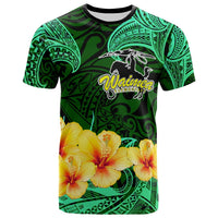 Hawaii Polynesian T Shirt Waimea Elementary School with Polynesian Patterns and Hibicus Flower LT10 - Wonder Print Shop