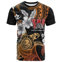 Custom Hawaii T Shirt Waialua High and intermediate School Tribal Pattern LT10 - Wonder Print Shop
