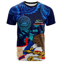 American Samoa T Shirt Happy Independence Day Samoa with Eagles Polynesian Patterns LT10 - Wonder Print Shop
