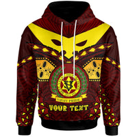 Tonga Custom Hoodie Vavau High Shool Tonga with Polynesian Patterns LT10 - Wonder Print Shop
