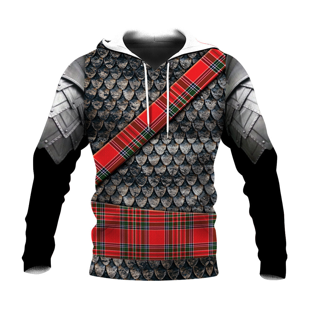 scottish-macbain-clan-tartan-warrior-hoodie