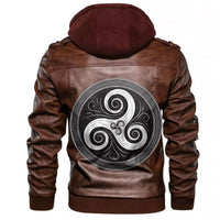 Viking Mainly Associated With Life Cycle Leather Jacket RLT12 - Wonder Print Shop